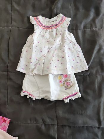 Ensemble fille 1mois