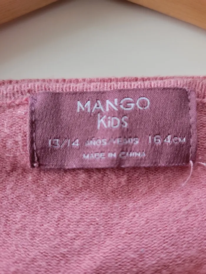Gilet mango rose - 13 ans - 14 ans - photo numéro 2