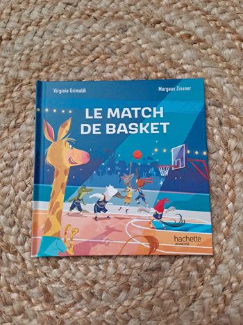 Livre enfant Le match de basket de Virginie Grimaldi