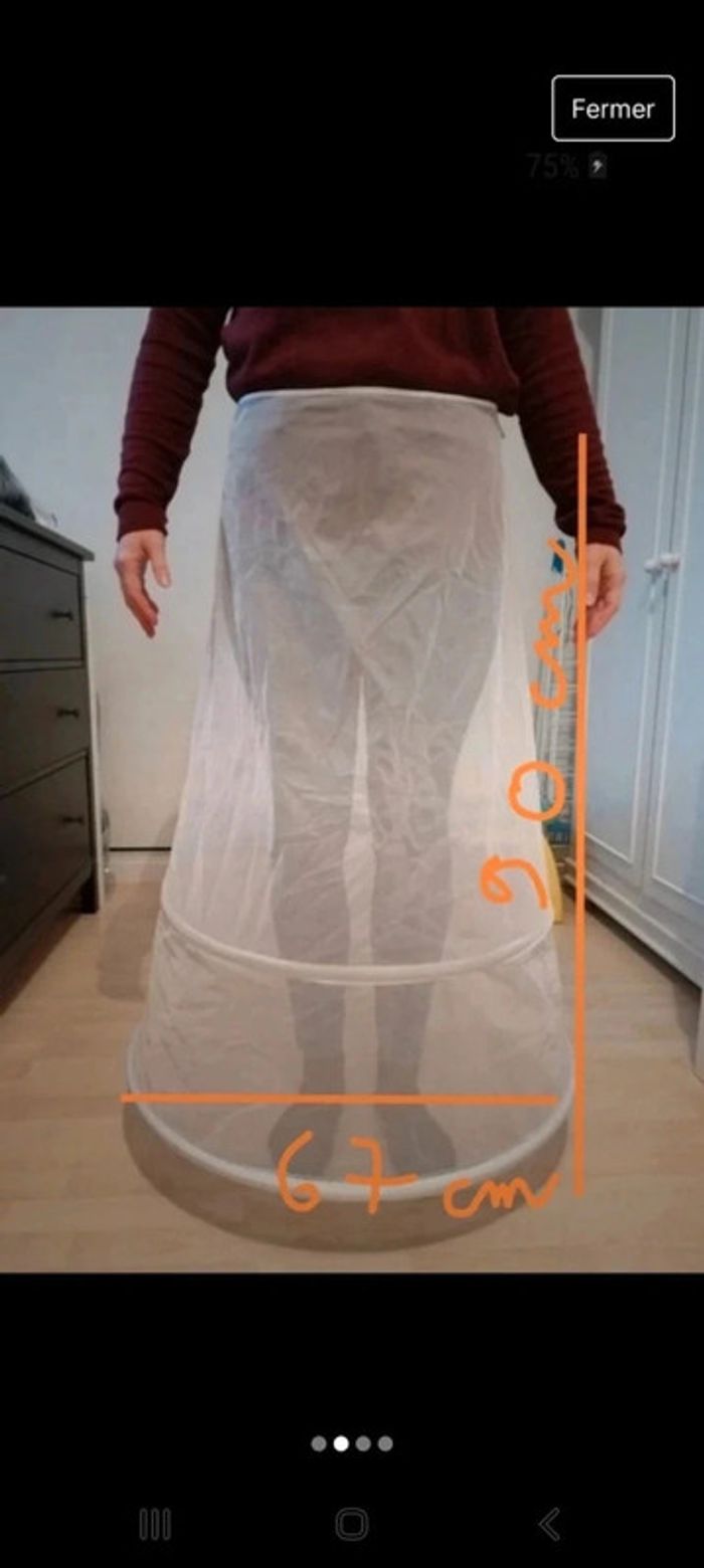 Jupon robe de mariée - photo numéro 2