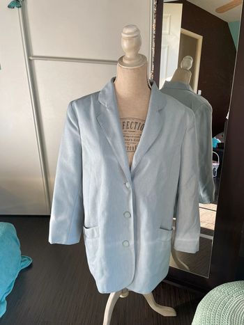 Veste bleu impersim