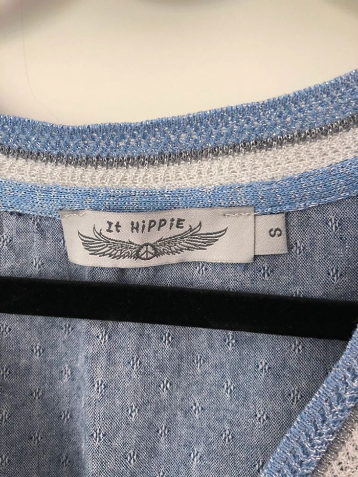 Haut sans manches bleu It Hippie taille S - photo numéro 4