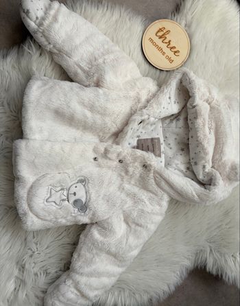 Veste 3 mois fourrée