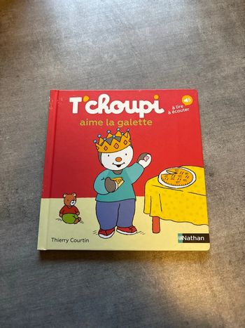 Livre T’choupi aime la galette