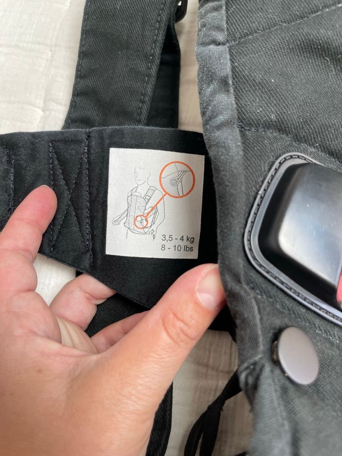 Porte bébé One noir - BabyBjörn - photo numéro 3