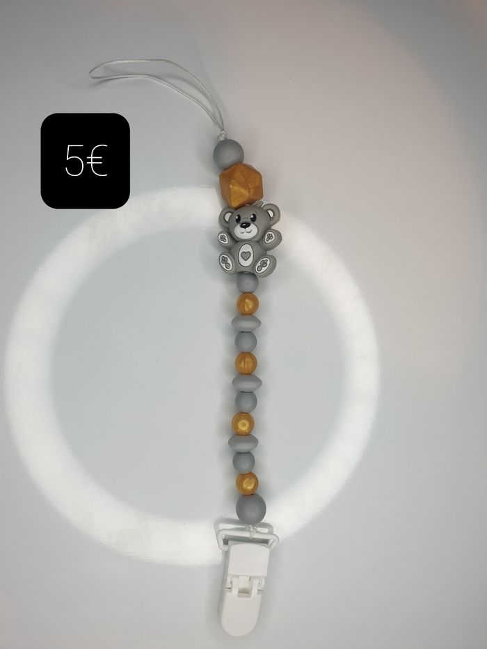 Attache tetine ourson - photo numéro 3