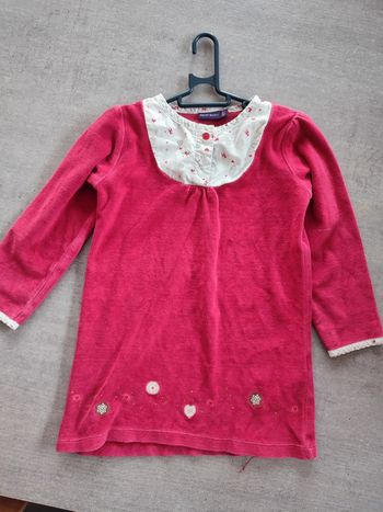 Chemise de nuit velours sergent major