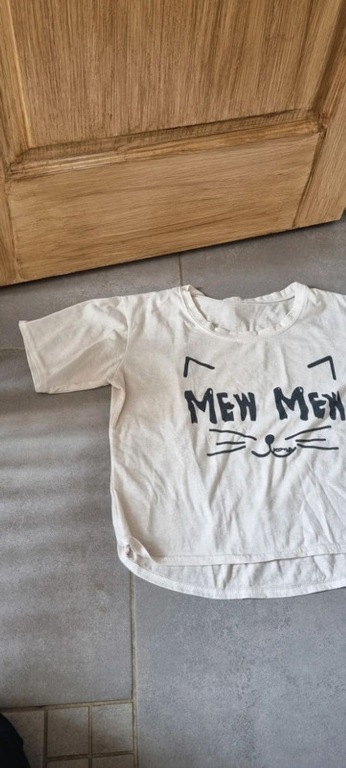 T shirt blanc ''Mew Mew'' - photo numéro 2