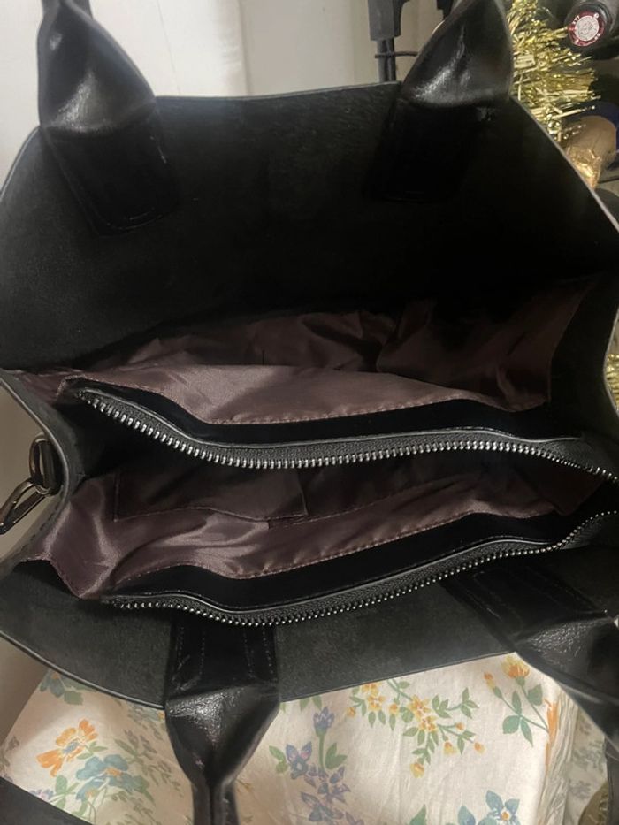 Sac Fourre Vintage noir En Cuir Synthétique - photo numéro 18