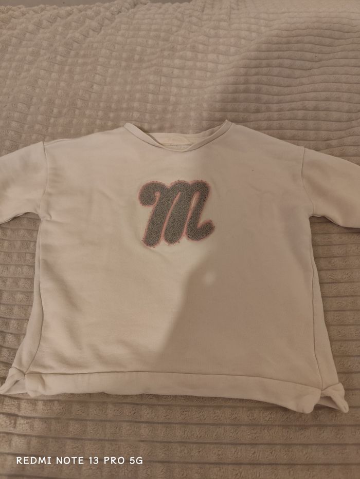 Ensemble fille 4-5 ans Mango + Tex – sweat + legging polaire – très bon état - photo numéro 4