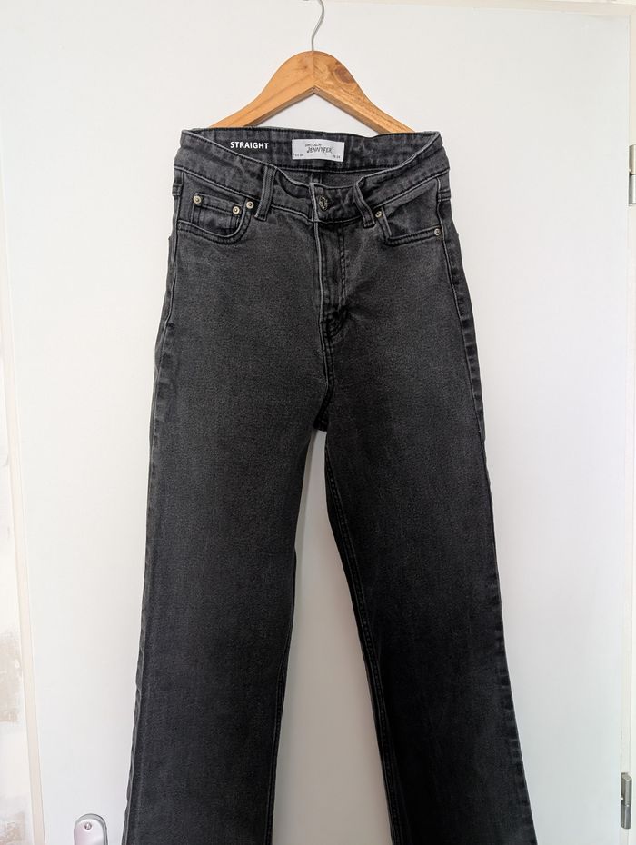 Jeans noir Straight Jennyfer
