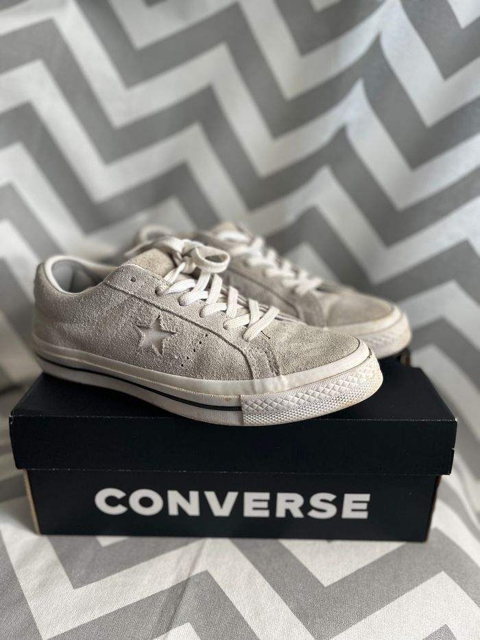 Converse One Star daim/suède grise