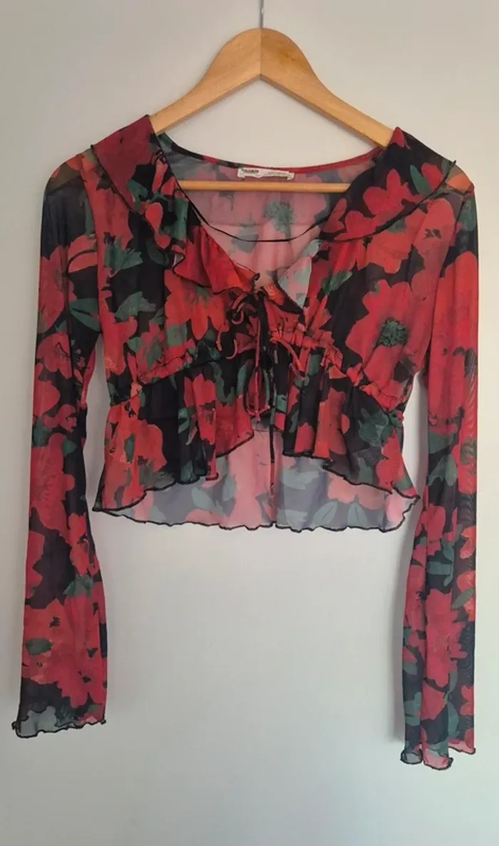 Haut fleurie - Pull&Bear
