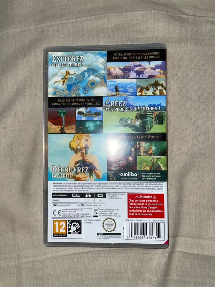 The legend of Zelda : tears of the kingdom Nintendo switch (PEGI 12) - photo numéro 2