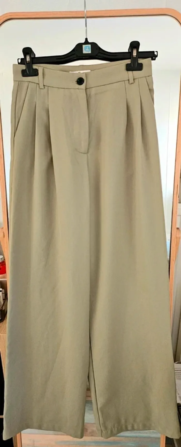 Pantalon ensemble tailleur oversize femme kaki taille M Neuf