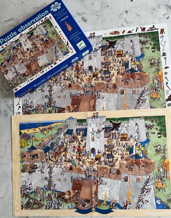 Puzzle d’observation Château Djeco 100p