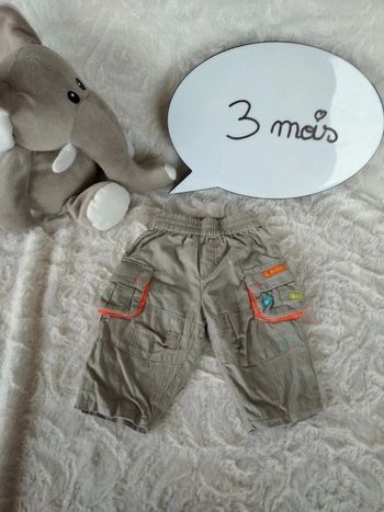 Pantalon doublé Garçon 3 mois "Comme sur des roulettes" Orchestra