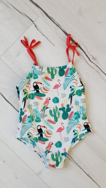 Vêtement fille maillot de bain une pièce pélican tropiques Orchestra 3 ans