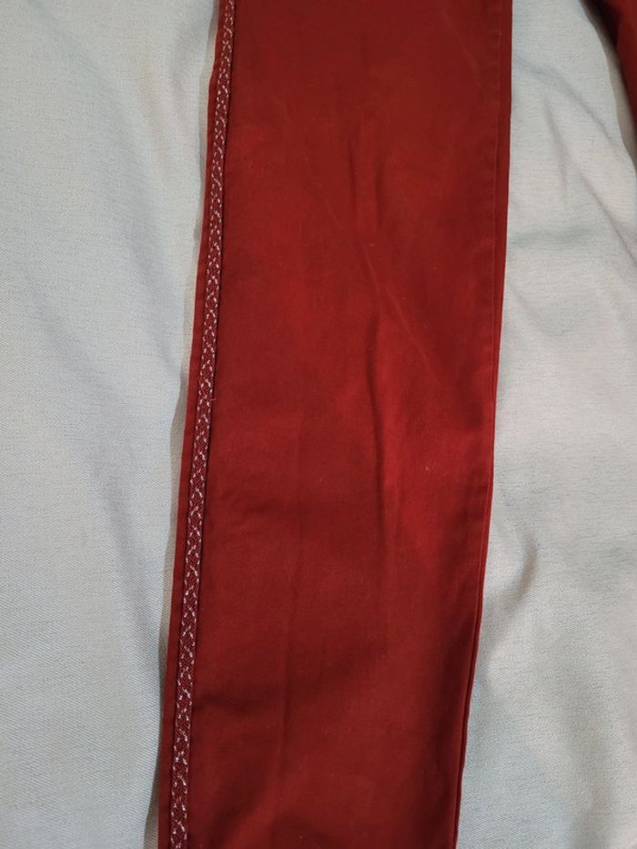 Pantalon Naomie, les petites bombes, bordeaux, taille 36 - photo numéro 9