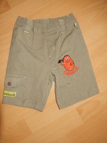 Bermuda 18 mois barbapapa