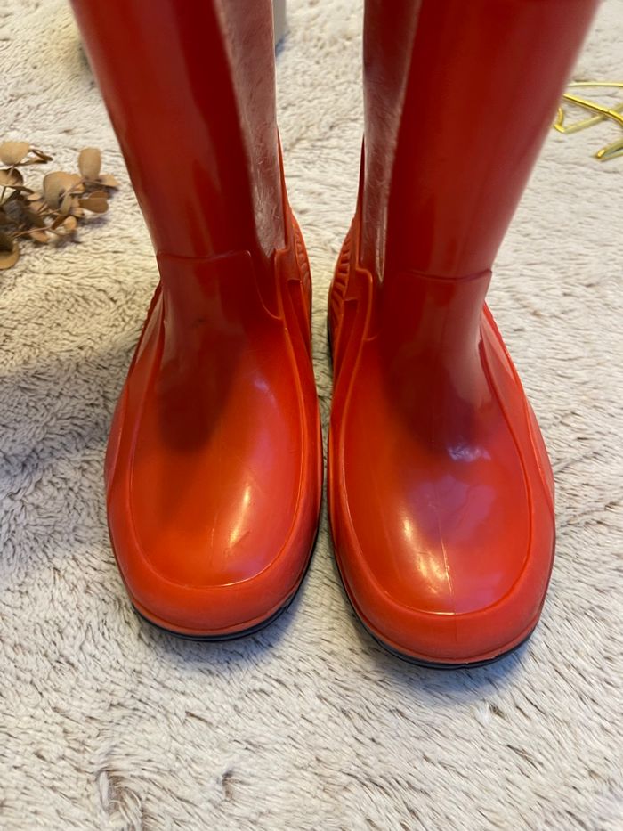 Botte de pluie en caoutchouc rouge - G&G - photo numéro 4