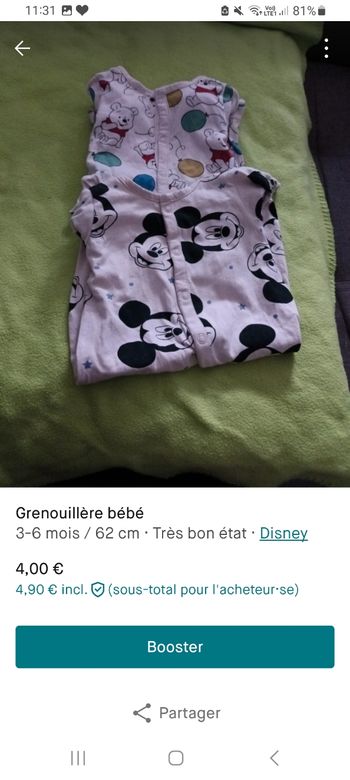Vêtements bebe