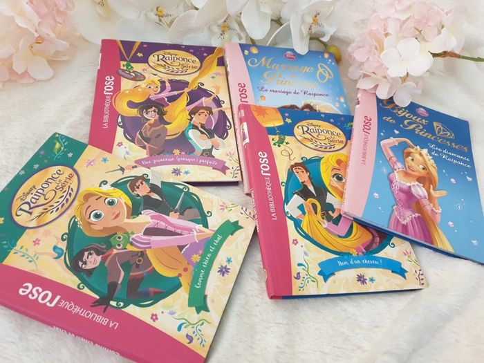 5 Livres Collection Disney Raiponse 6/10ans - photo numéro 3