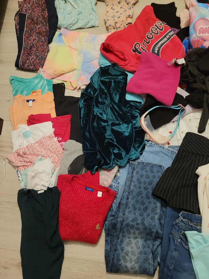 Lot de 50 pièces fille 10 ans et accessoires - photo numéro 2