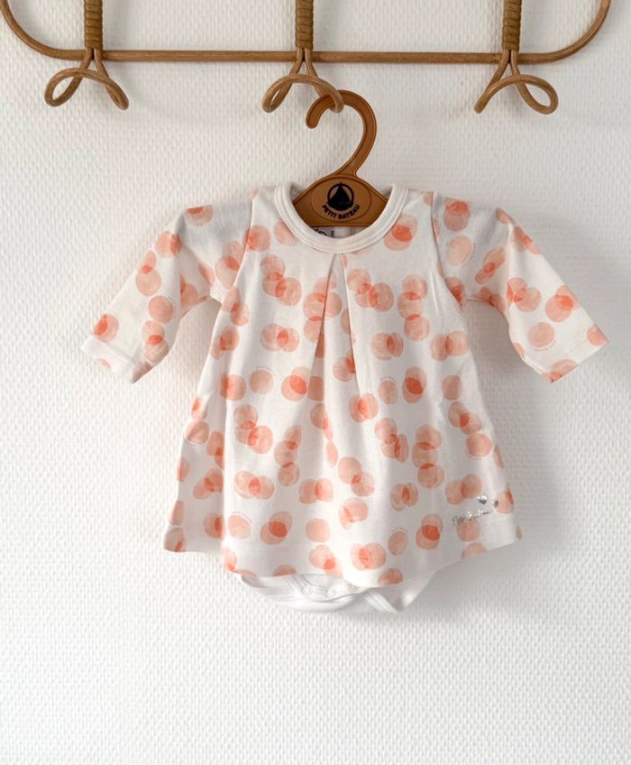 Robe body manches longues Petit Bateau Taille 3 mois