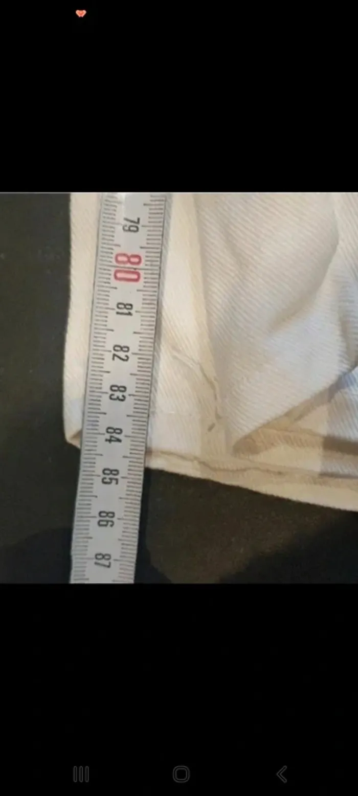 Jeans blanc taille 40 - photo numéro 7