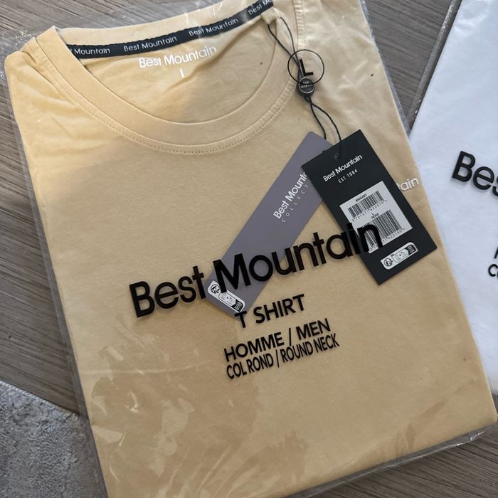 Deux tee shirt best mountain neuf taille l - photo numéro 2