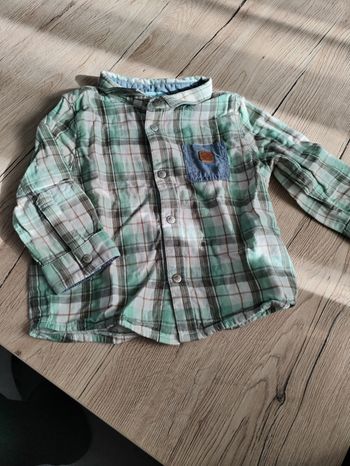 Chemise à carreaux bébé