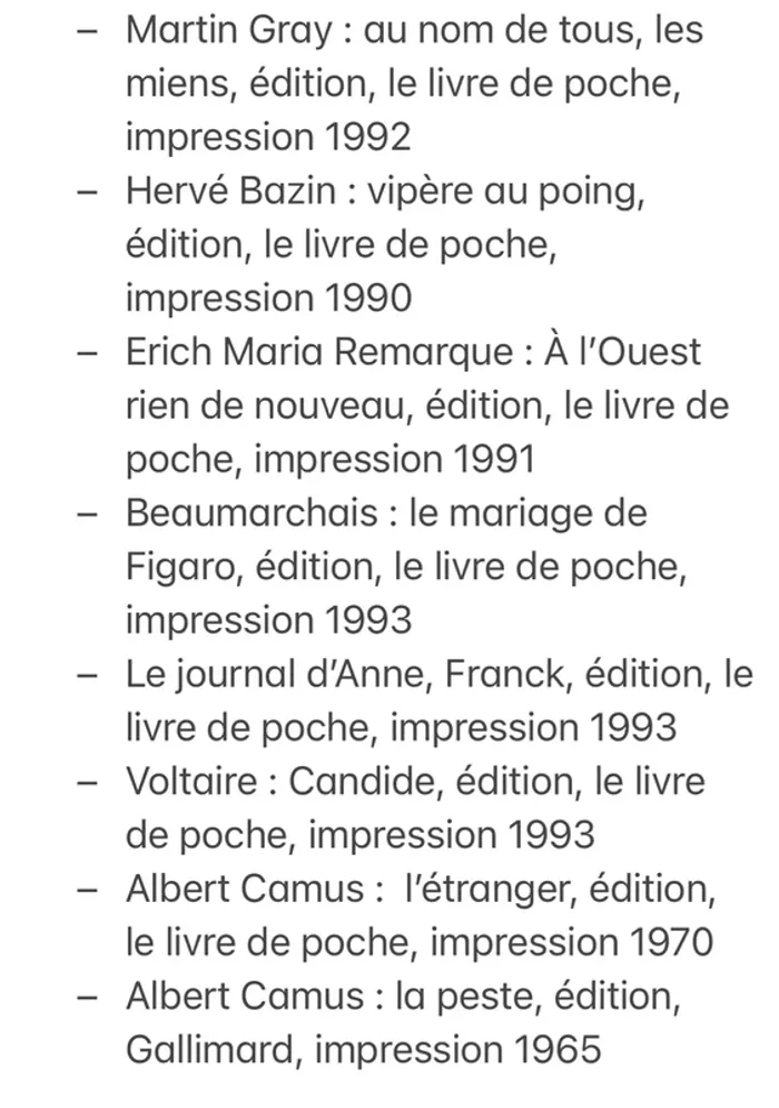 Collection de 18 livres littérature Française - photo numéro 11