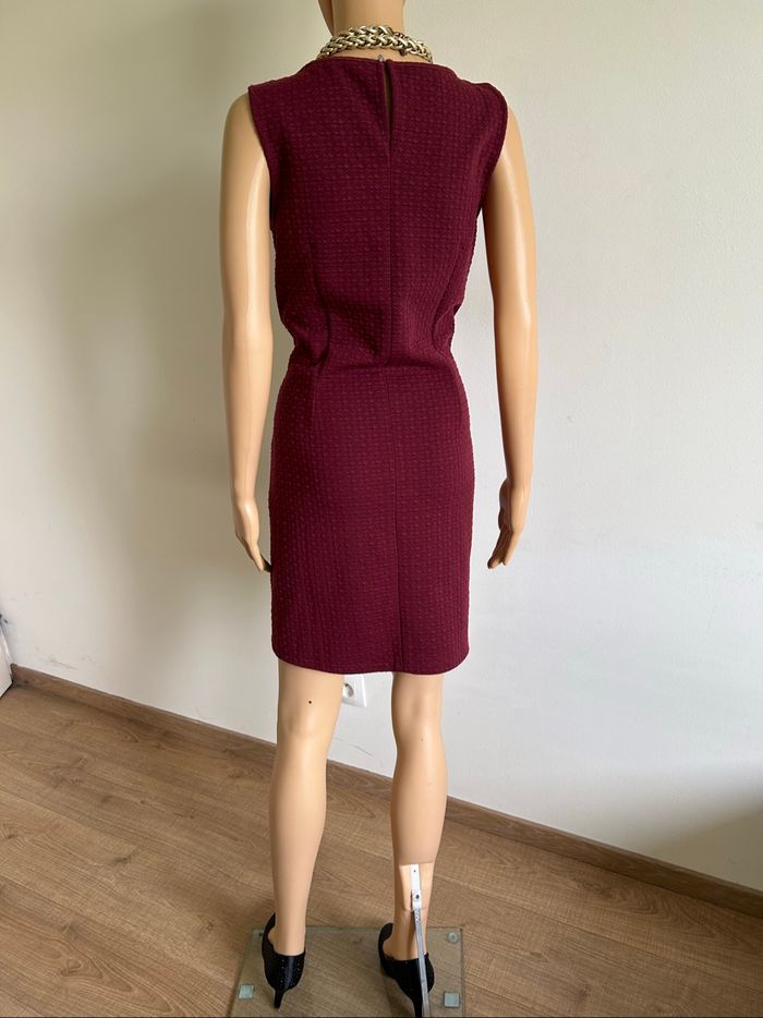 Robe bordeaux sans manches Vila Joy taille L TBE - photo numéro 6