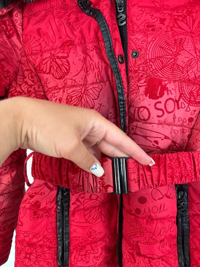 Manteau rouge Desigual taille 9/10 ans - photo numéro 7