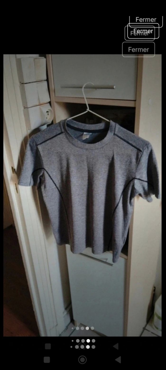 Tee-shirt Garçon taille 12 ans en très bon état marque Domyos - photo numéro 6