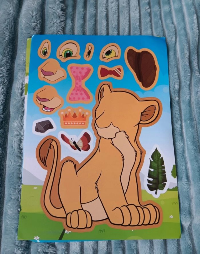 Lot 8  Stickers puzzle le roi lion - photo numéro 7