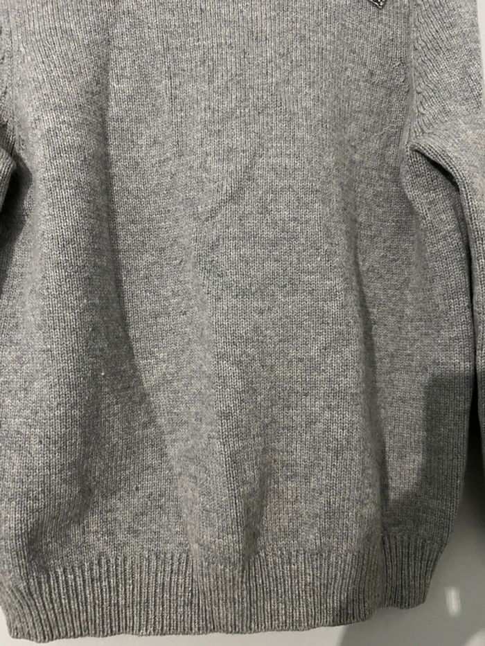 Pull Ba&sh cachemire gris orné de strass argent - photo numéro 4