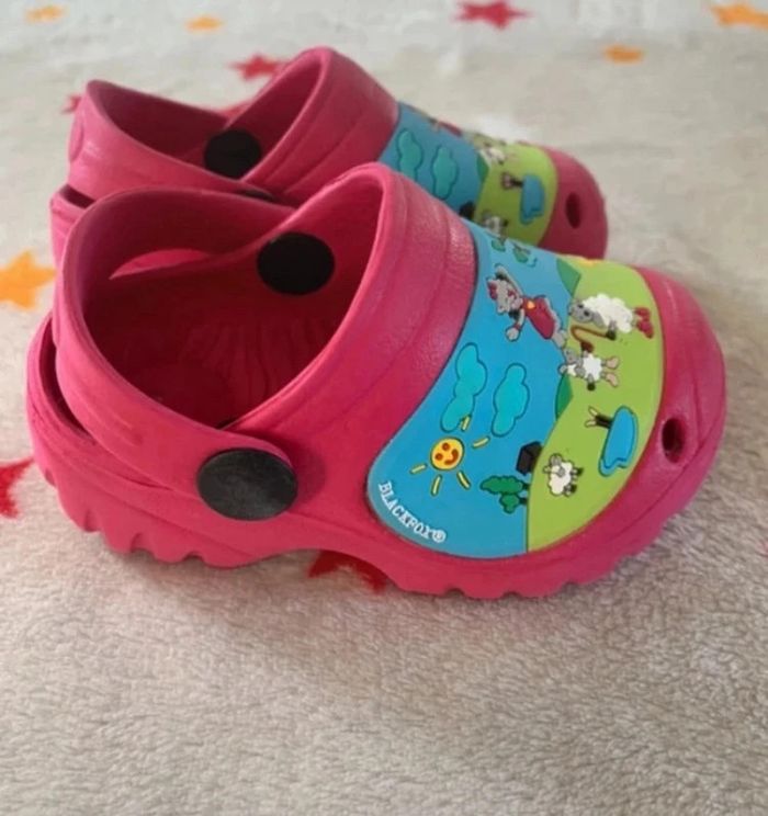 Sabots bébé Blackfox T18/19 – Très bon état + étiquette – Mixte – Style Crocs – Été/Jardin/Plage - photo numéro 5