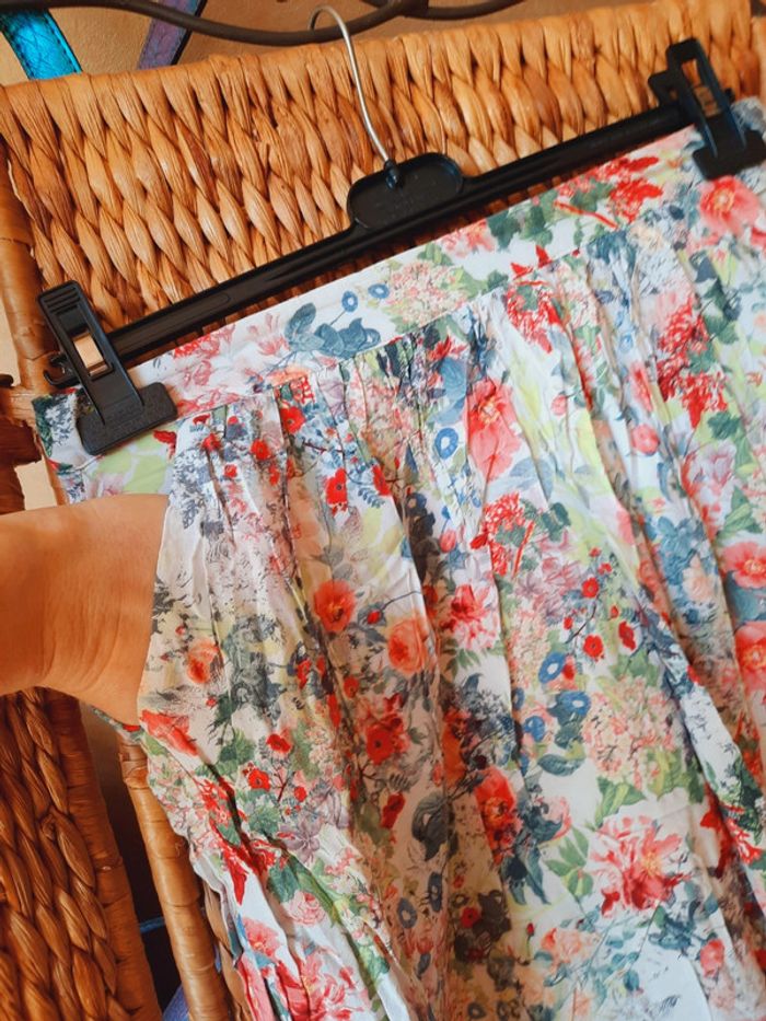 Jupe camaïeu fleurie 40 - photo numéro 3