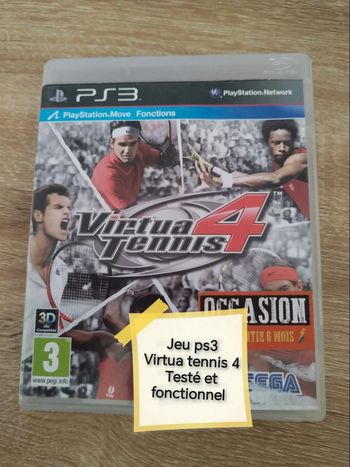 Jeu ps3 Virtua tennis 4