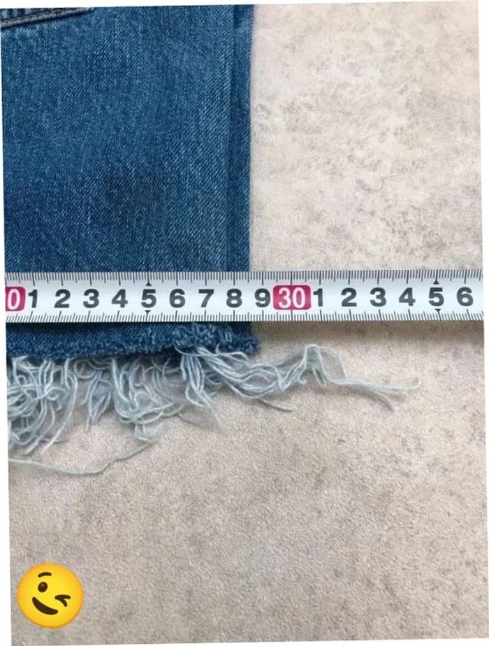 Short Levi's 501 W30 FR40 Bleu Femme Women #SHO41 - photo numéro 4