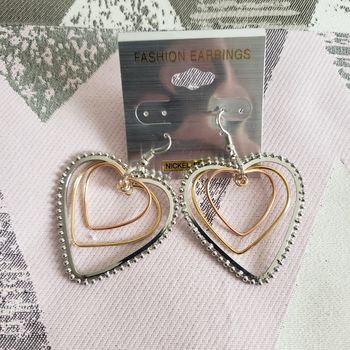 Boucles d'oreilles coeur