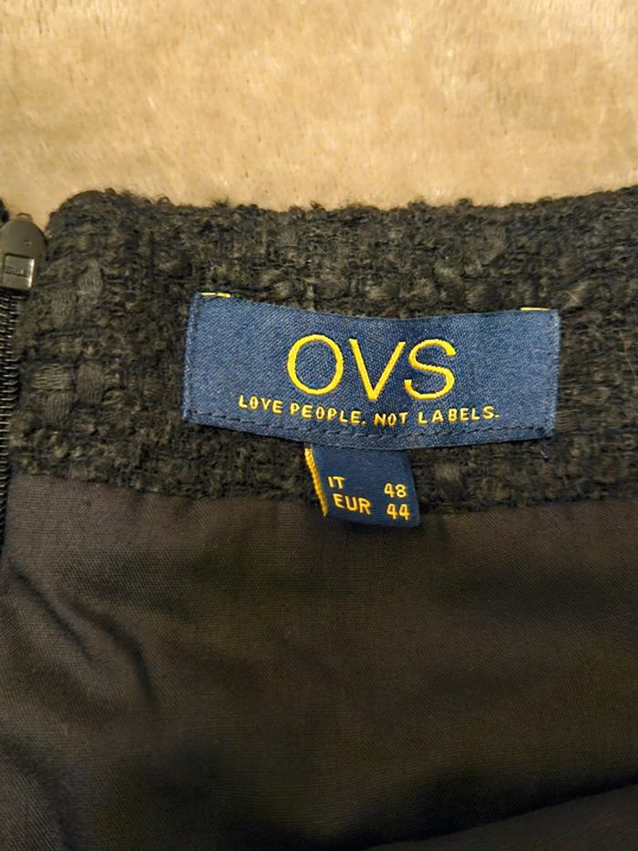 Jupe courte façon tweed avec boutons décoratifs Ovs - photo numéro 3