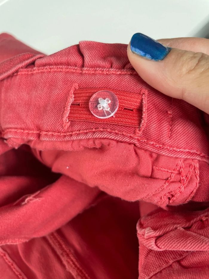 Pantalon rose/saumon taille 12 ans tape à l’œil - photo numéro 7