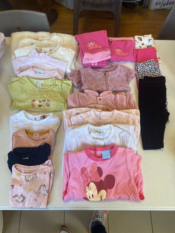 Lot de vêtement bébé fille