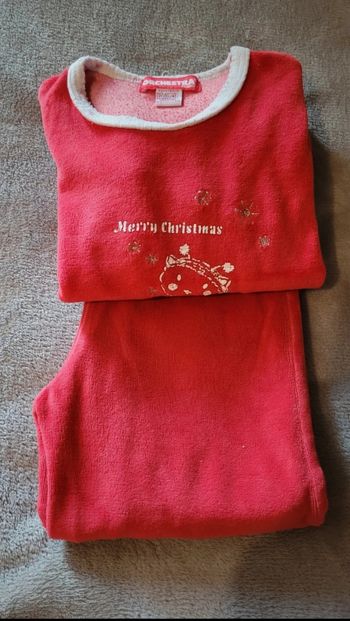 Pyjama de Noël "merry christmas" taille 2 ans orchestra