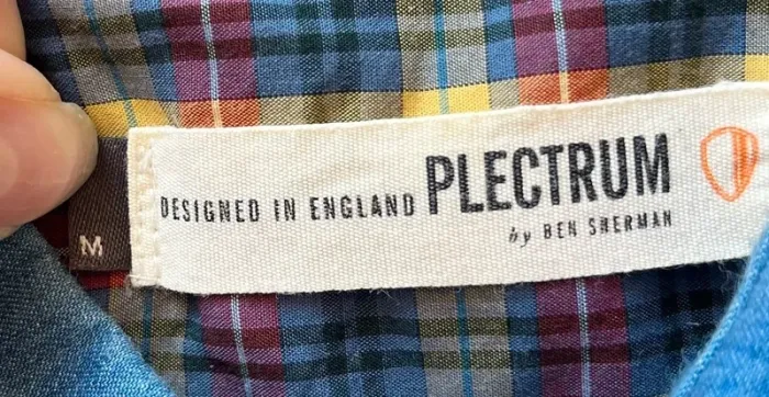 👔 Chemise à carreaux rouge Plectrum by Ben Sherman – Taille M – Très bon état - photo numéro 4
