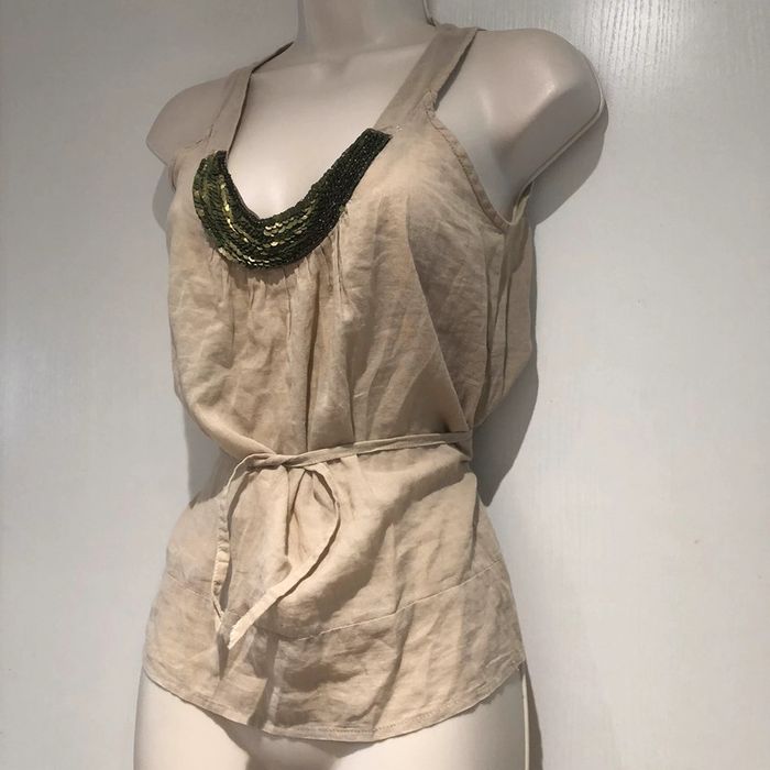 Top à sequins vert Sandro S - photo numéro 20