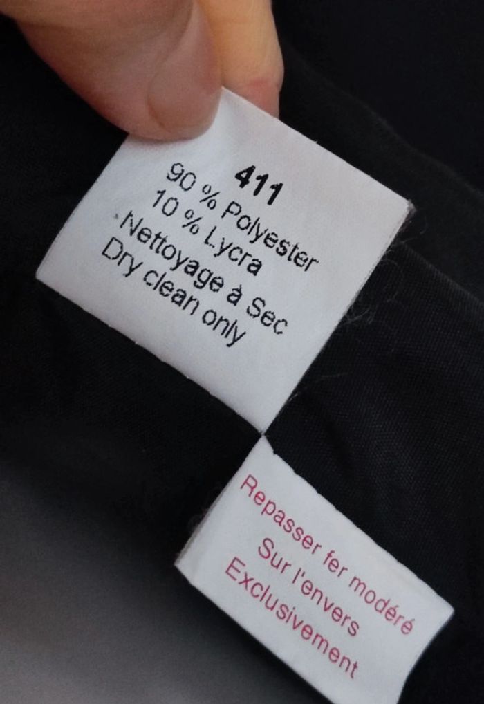 Veste tailleur chic blazer noir 🇨🇵 JC Trigon  - 34/ XS à 36/S - photo numéro 12